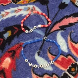 Handmade Lilo and Stitch friendship bracelets